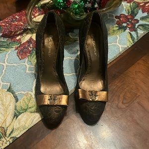 BCBS brown lace heels size 5.5